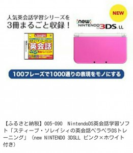 【楽天ふるさと納税】NINTENDO 3DS LL